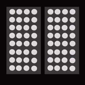 Synthetic Filter Paper Stickers-20mm Diameter,0.25Micron Filter,Used For Mushroom Cultivation, Place Under The Mason Jar Lids