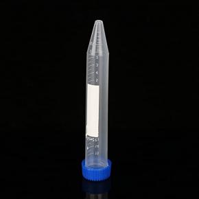 Conical Centrifuge Tubes 15ml, 100 Pcs Sterile Plastic Tubes with Screw Caps, Plastic Graduated and Write Marks Lab Test Container, Non-Pyrogenic, DN/RNase Free (15ml-100pcs)